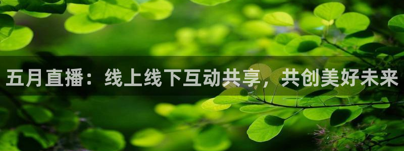 小九nba直播免费：五月直播：线上线下互动共享，共创美好未来